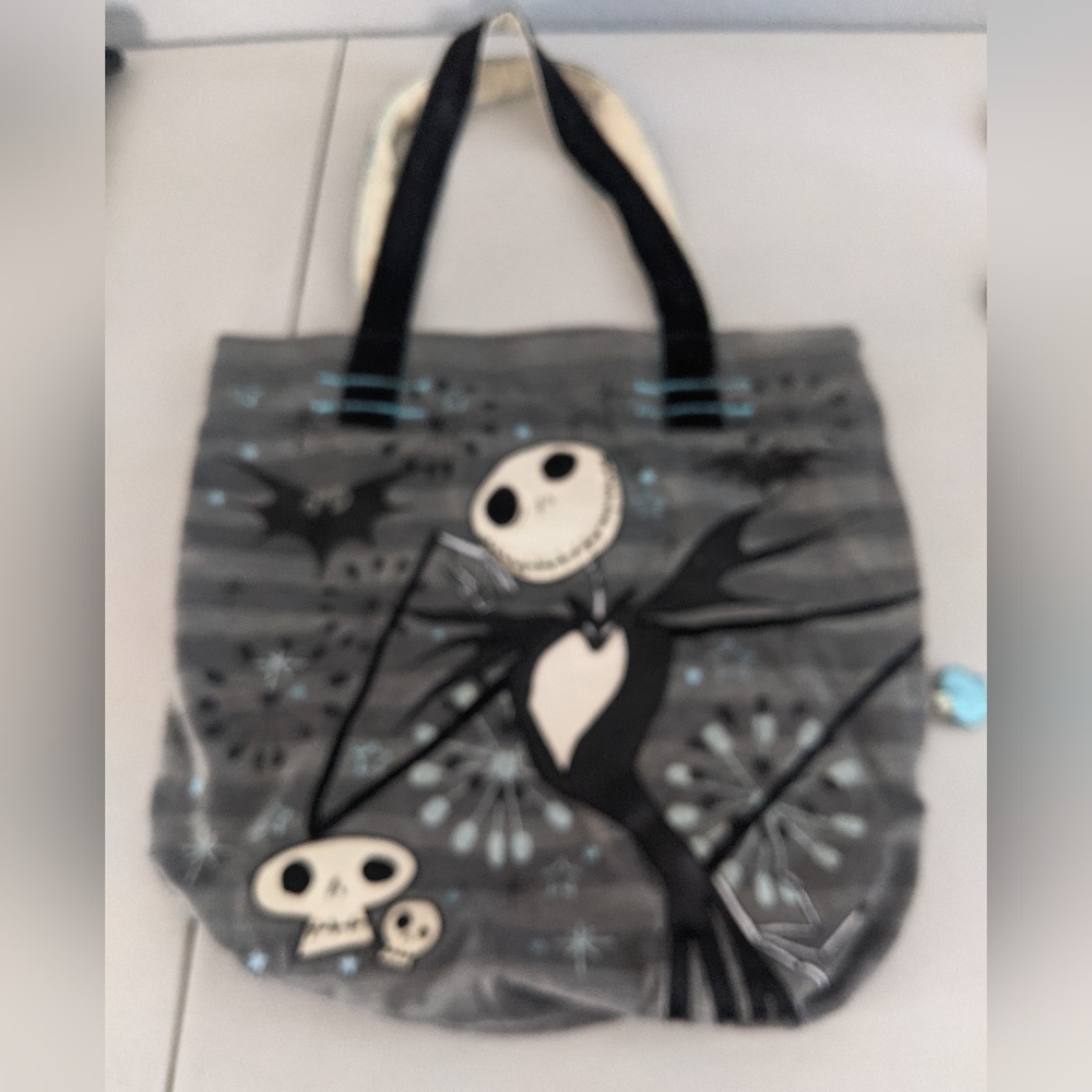 Vintage Retro Loungefly Disney Nightmare Before Christmas Tote Bag Halloween